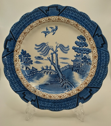 Vintage willow pattern dinner - willow,