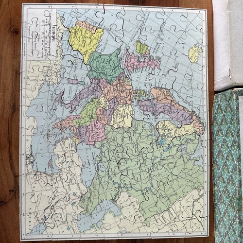Vintage europe map - vintage, jigsaw
