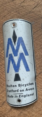 Moulton frame badge - moulton,
