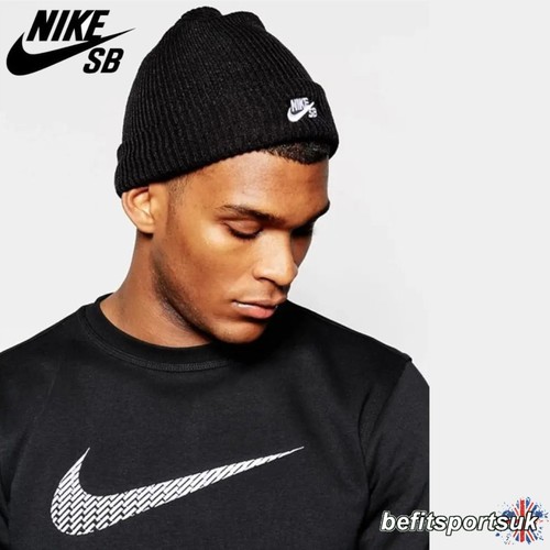 Nike beanie hat black - sb,