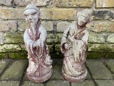 vintage helen young Stone Garden statues