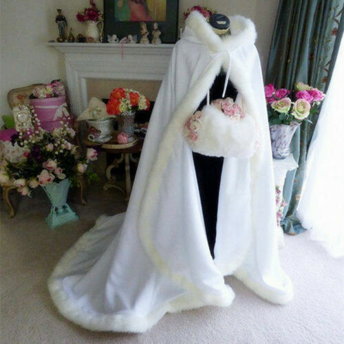 Winter faux fur cape cloak - cape,