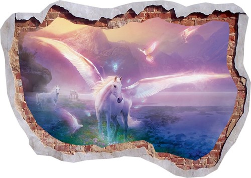 Unicorn castle fantasy - castle,