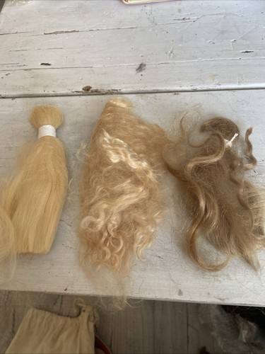 Lot blondes reborning mohair - blondes,