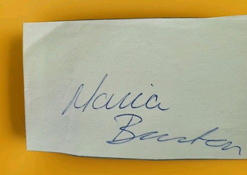 Rare maria burton signed - burton, cut