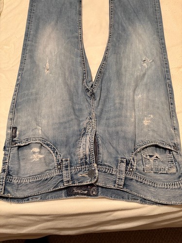 One pair silver jeans - pair,