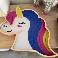 Magical Unicorn Lampshade For Girls Room  Pink Kids Lamp-ceiling lamp rrp £80