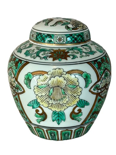 Japanese ginger jar with lid - japanese,