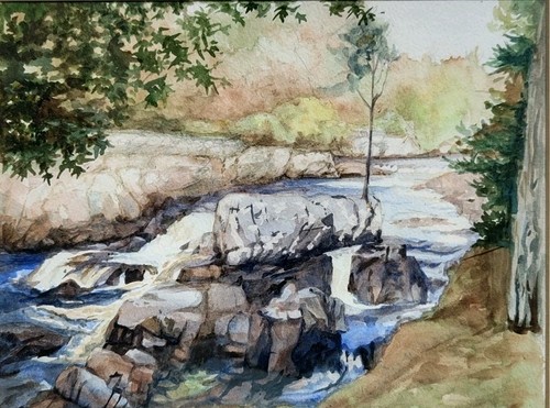Elegant fine art watercolour - fine, art,