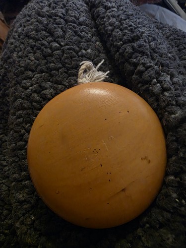Large vintage yoyo wooden toy - vintage,