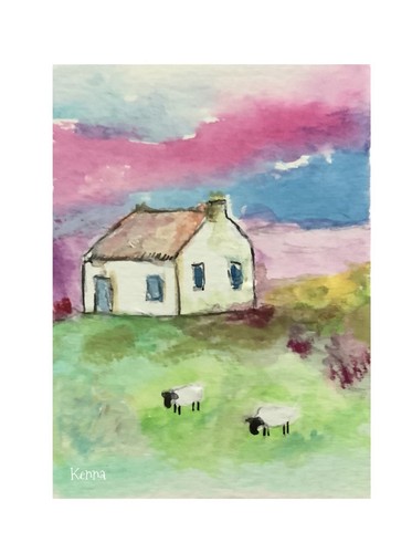 Aceo kenna painting art - aceo,