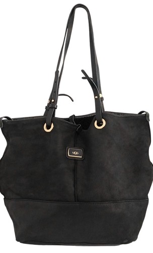 Ugg large black - black, suede