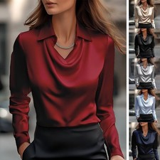 Ladies Satin Silk Tee Shirts