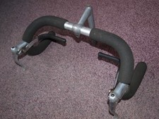 SR Sakae Road Champion 40cm drop bars, 70mm ITM 1″ quill stem, Shimano levers