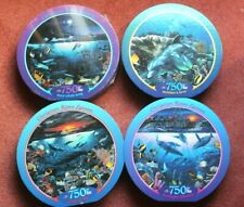 Dolphin and Whale Ocean puzzles x 4 Christian Riese Lassen - 750pcs (one sealed)