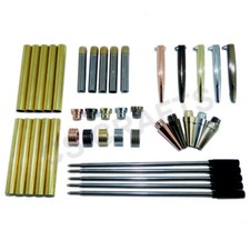 STREAMLINE Pen Kits Woodturning x 5  - Gold, Chrome, Copper, Gun Metal - NO FEES