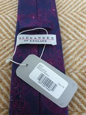 BNWT Alexandre Savile Row Silk