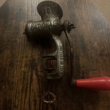 vintage spong coffee grinder Number 20 National Kitchenalia Table Mount