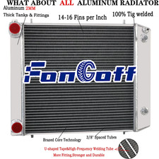 3 Row Aluminum Radiator For