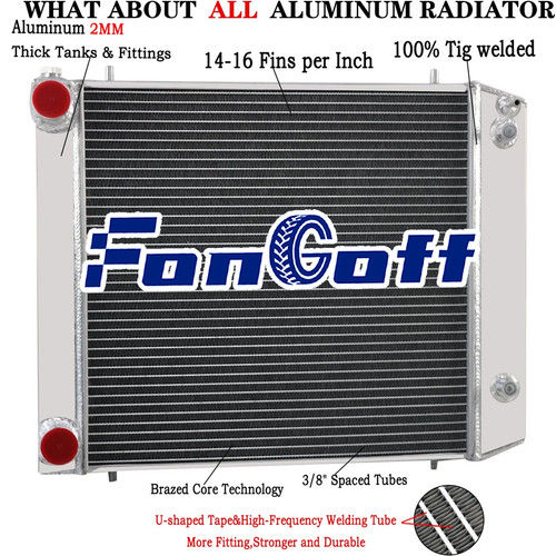 Rows aluminum radiator - 3,