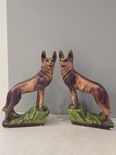2 Large Vintage  CHALKWARE