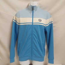 SERGIO TACCHINI Damarindo Track Top Azure Sky Blue SMALL Retro