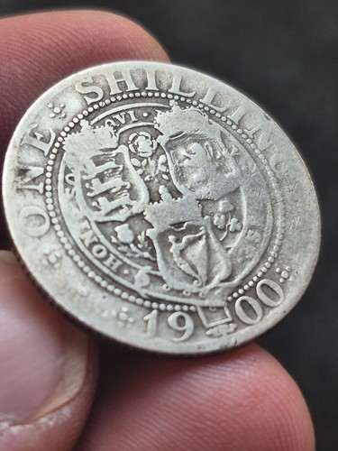 1900 silver shilling queen - 1900,