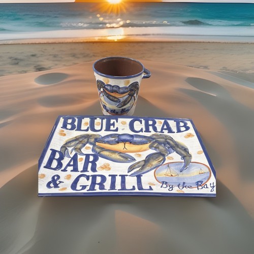 Blue crabby jay bar and - blue,
