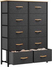 Modern Fabric Chest of Drawers Storage Organizer Bedroom Furniture 'UKFR'