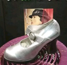 El Dantes Leather Shoes Silver