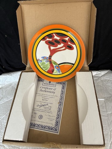 Clarice cliff red - cliff, plate