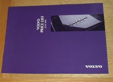 Volvo Price & Options Brochure