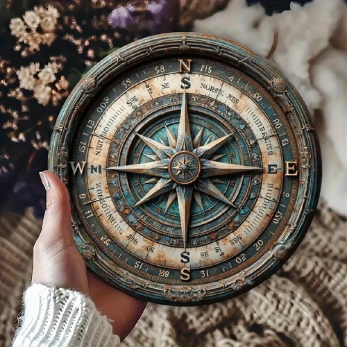 Wooden decor 8in nautical - decor,