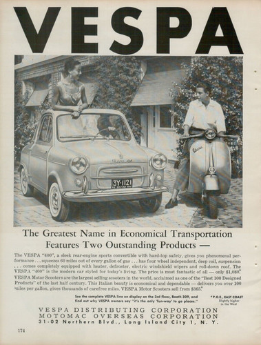 1960 vespa 400 - 1960,