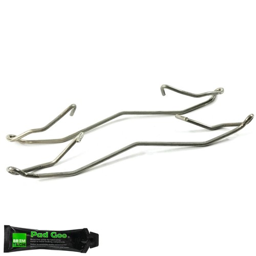Front brake pad caliper - front,