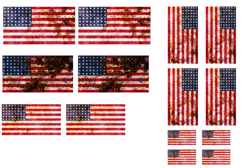 Ww2 american flags on - ww2,