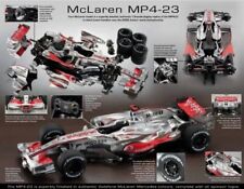 DEAGOSTINI BUILD YOUR OWN McLAREN MP4/23 BIG 1:8 SCALE MODEL COMPLETE KIT F1 GP