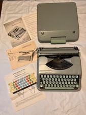 Hermes Rocket Portable Typewriter Vintage with Case