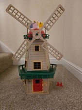 Rare & Discontinued Vintage 1990 Tomy Sylvanian Families "The Old Mill" Windmill