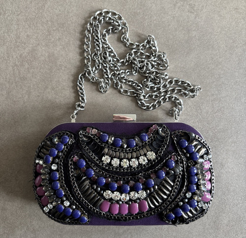 Karen millen purple gemstoned - karen,