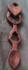 VINTAGE WELSH WOODEN LOVE