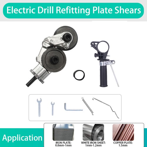 Metal electric drill shears - metal,