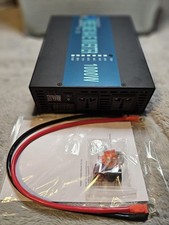 12 Volt 1,000 Watt Continuous Power Pure Sine Wave Inverter Wall Mount