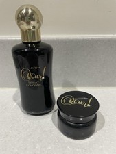 Vintage Avon Occur! Black Spray Cologne Bottle and Cream Sachet Jar - Empty