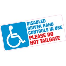 Disabled Driver Please Do Not