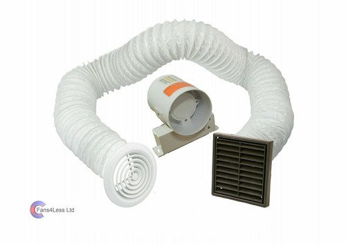 Inline extractor fan - fan, timer