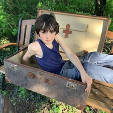 XLarge Luggage Valise Leather