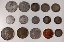15 x Old Coins from Canada (Mixed Grades, Years, Silver and other Metals)