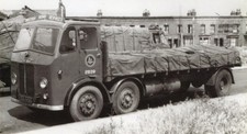 B/W PHOTO: BRITISH ROAD SERVICES LEYLAND 6 WHEEL RIGID FLAT - ORS 668 (5.5x3.5)