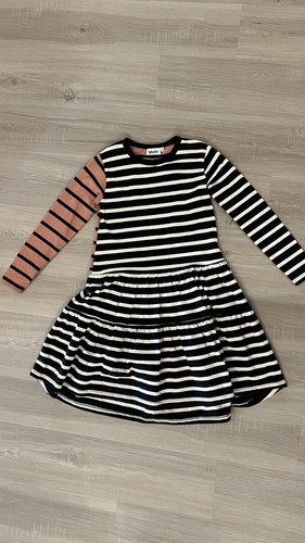 Molo girls striped fit flare - striped,